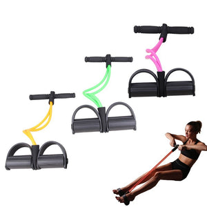 Fitness Gear Rubber Leg Pull Exerciser Chest Expander Leg Exerciser Resistance Bands for Home Gym Workout