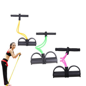 Fitness Gear Rubber Leg Pull Exerciser Chest Expander Leg Exerciser Resistance Bands for Home Gym Workout