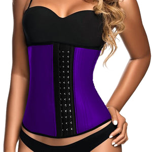 Steel Bone Waist Shaper Corset Waist Trainer Latex Shapewear Corset Women Waist Cincher Slimming Belt Hot Body Shaper Belt