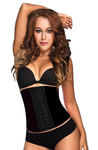 Steel Bone Waist Shaper Corset Waist Trainer Latex Shapewear Corset Women Waist Cincher Slimming Belt Hot Body Shaper Belt