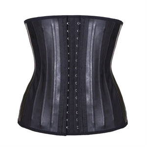 Latex Waist Trainer Corset Belly Slimming Underwear Belt Sheath Body Shaper Modeling Strap 25 Steel Boned Waist Cincher