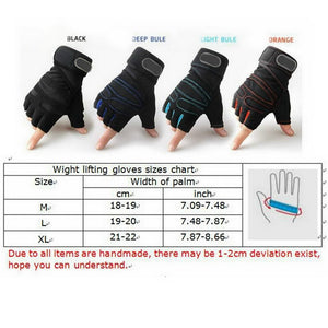 Gym Gloves Heavyweight Sports Exercise Weight Lifting Gloves Bodybuilding Training Sport Fitness Gloves