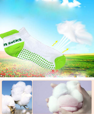 Sports Socks Soft Cotton Non-Slip Yoga Socks Silicone Massage