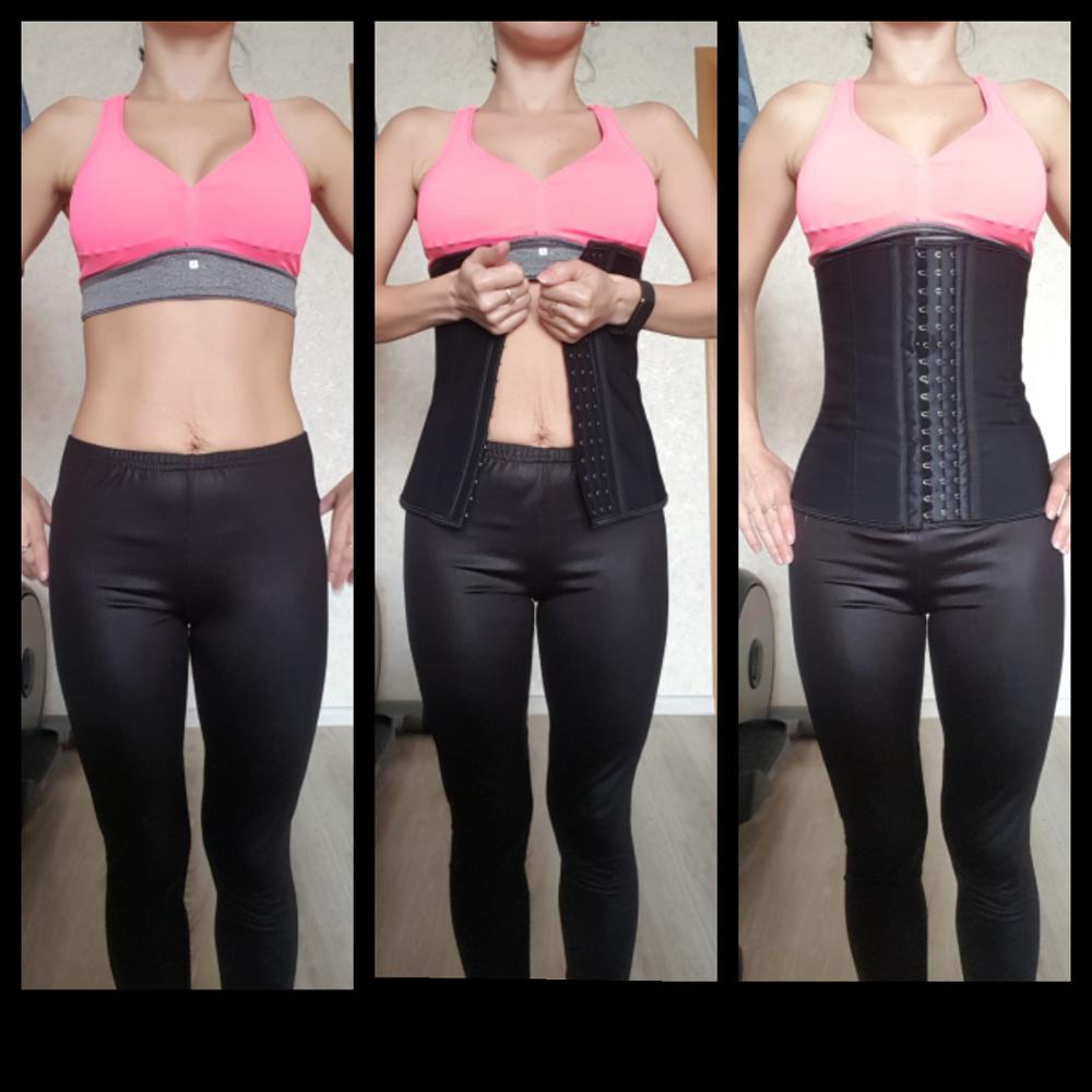 Steel Bone Waist Shaper Corset Waist Trainer Latex Shapewear Corset Women Waist Cincher Slimming Belt Hot Body Shaper Belt