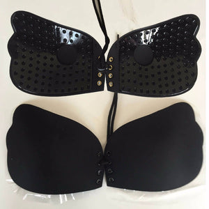 Invisible Bra Seamless Sticky Adhesive Strapless Bra Backless Bralette Silicone Fly bra Bralett Push up Bras for Women