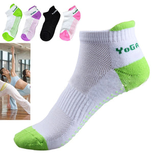 Sports Socks Soft Cotton Non-Slip Yoga Socks Silicone Massage