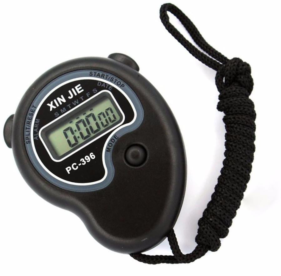 Digital Professional Handheld LCD Chronograph Sports Stopwatch Timer Stop #W21