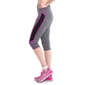 New Arrival High Waist Fitness Yoga Sport Pants Stretch Cropped Leggings Outdoor Fitness Pants#20