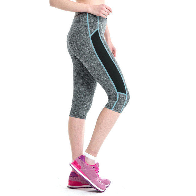 New Arrival High Waist Fitness Yoga Sport Pants Stretch Cropped Leggings Outdoor Fitness Pants#20