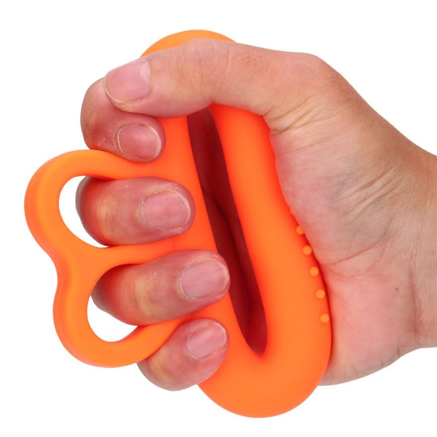 Olive Shape 20-50lb Strength Finger Hand Grip Muscle Power Training Rubber Ring Exerciser Sport Tools Wholesale