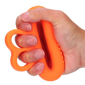 Olive Shape 20-50lb Strength Finger Hand Grip Muscle Power Training Rubber Ring Exerciser Sport Tools Wholesale