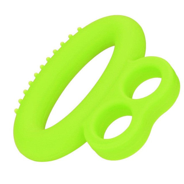 Olive Shape 20-50lb Strength Finger Hand Grip Muscle Power Training Rubber Ring Exerciser Sport Tools Wholesale