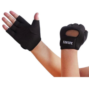 Gym Half Finger Gloves Sports Fitness Exercise Training Wrist Silicone Anti-slip Resistance Weight Lifting Gloves