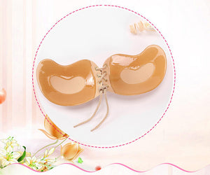 Invisible Bra Seamless Sticky Adhesive Strapless Bra Backless Bralette Silicone Fly bra Bralett Push up Bras for Women