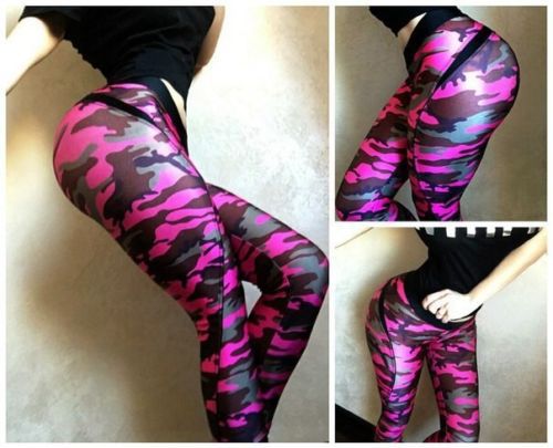 Pants Yoga Pants Floral Sport Leggings Women Running Patchwork Leggings Gym Fitness Women Workout Gym Camouflage Army