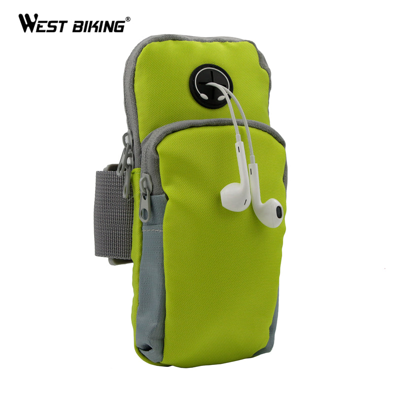 Runing Arm Bag Phone Holder Jogging GYM Adjustable Waterproof ArmBand Cover Deporte Sport Riding Bike Cycling Bags