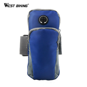 Runing Arm Bag Phone Holder Jogging GYM Adjustable Waterproof ArmBand Cover Deporte Sport Riding Bike Cycling Bags