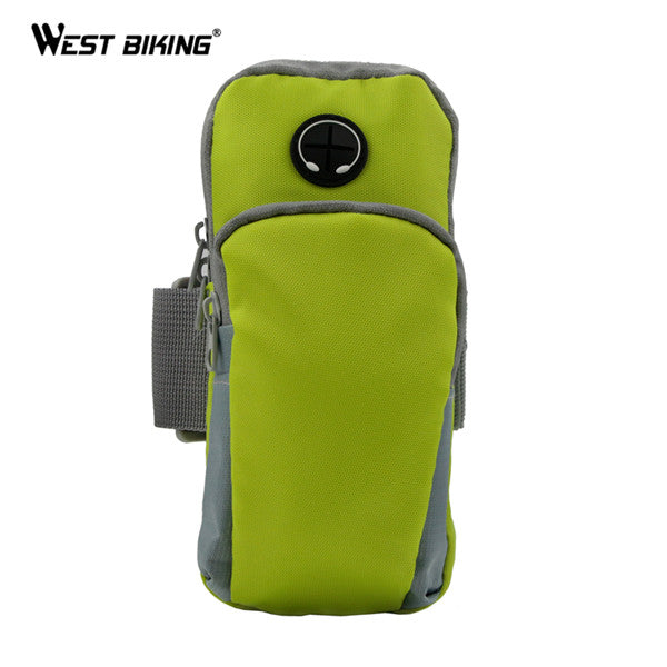 Runing Arm Bag Phone Holder Jogging GYM Adjustable Waterproof ArmBand Cover Deporte Sport Riding Bike Cycling Bags