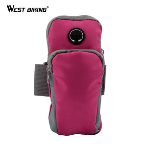 Runing Arm Bag Phone Holder Jogging GYM Adjustable Waterproof ArmBand Cover Deporte Sport Riding Bike Cycling Bags