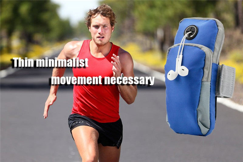 Runing Arm Bag Phone Holder Jogging GYM Adjustable Waterproof ArmBand Cover Deporte Sport Riding Bike Cycling Bags