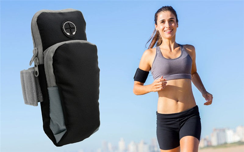 Runing Arm Bag Phone Holder Jogging GYM Adjustable Waterproof ArmBand Cover Deporte Sport Riding Bike Cycling Bags