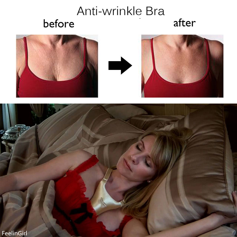 Anti wrinkle Bra Breast Pillow Chest Wrinkles Prevention and Breast Support Night Wear Sleep Bras for Women bralette