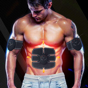 Smart EMS Electric Pulse Treatment Massager Abdominal Muscle Trainer Wireless Sports Muscle Stimulator Fitness Health Massage