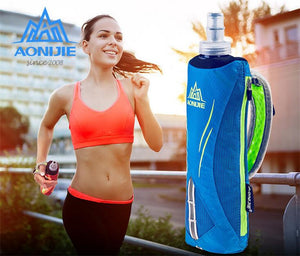 Men Women Nylon Marathon Kettle Pack Outdoor Sports Bag Hiking Cycling Running Hand Hold Kettle Bag With Water Bottles