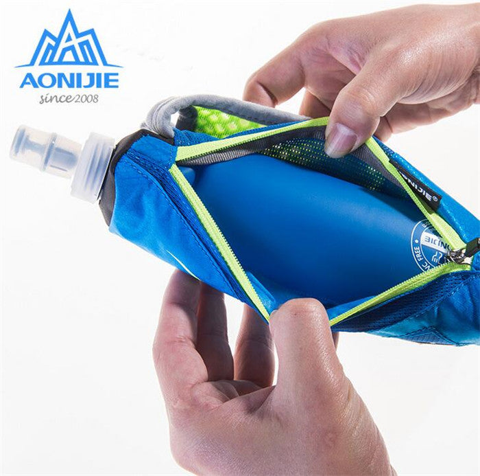 Men Women Nylon Marathon Kettle Pack Outdoor Sports Bag Hiking Cycling Running Hand Hold Kettle Bag With Water Bottles