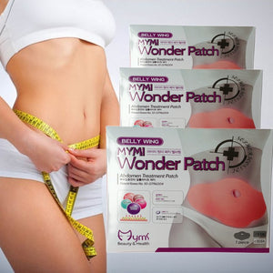 Belly Wing Mymi Wonder Patch Abdomen Treatment Reduce Weight Fat Burning Slimming Body Stomach Patch Baje de peso 5pcs