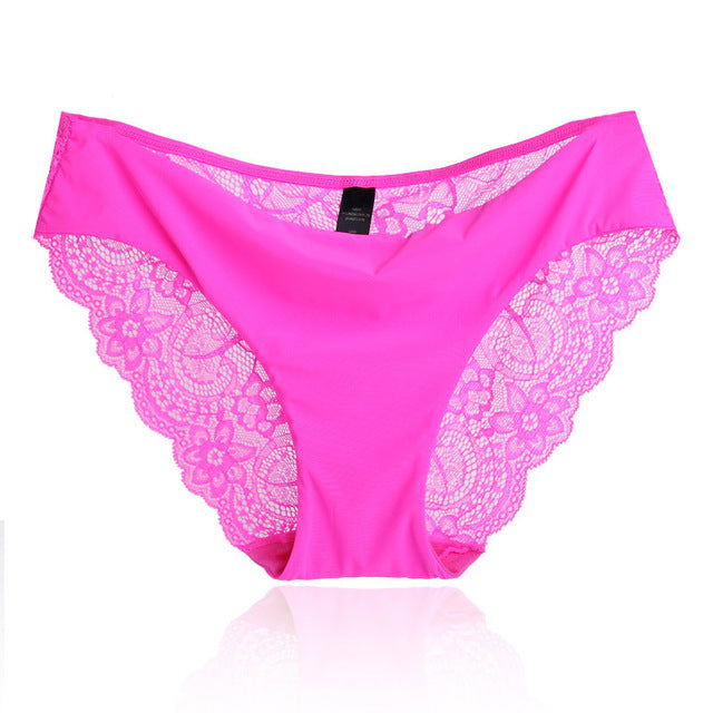 S-XL!Hot sale!women's sexy lace panties seamless cotton breathable panty Hollow briefs Plus Size girl underwear