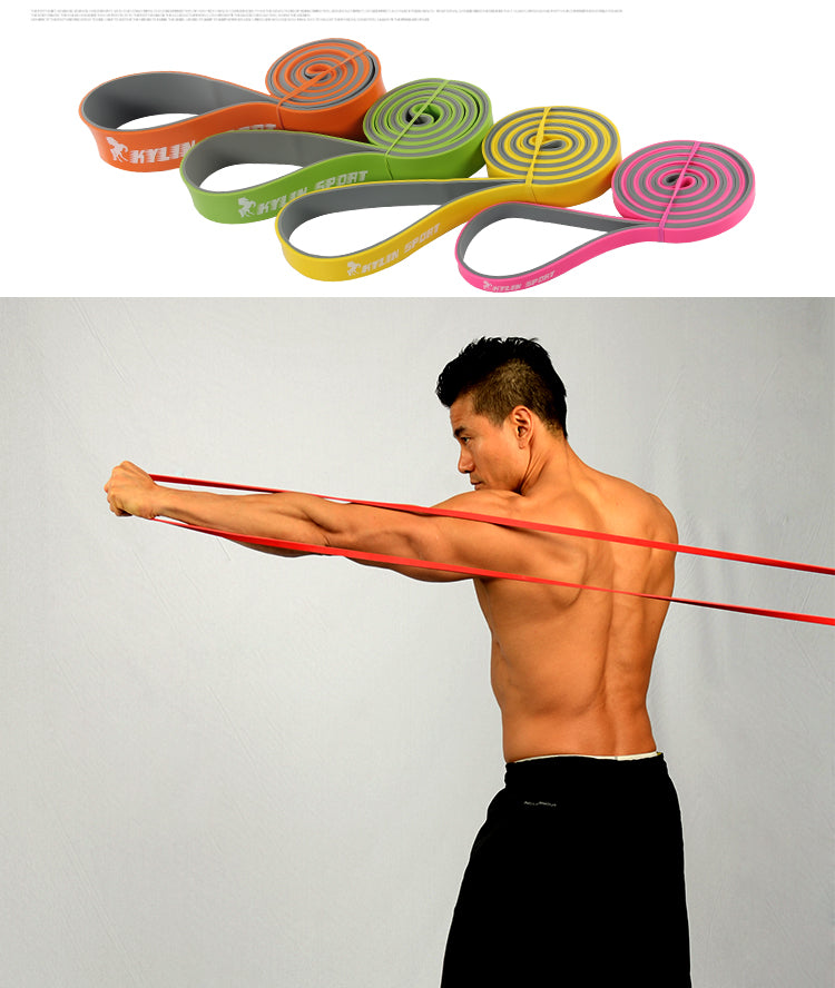 New Resistance Bands Exercise Fitness Tube Rubber Kit Set Yoga Pilates Workout Fitness Sport Equipment