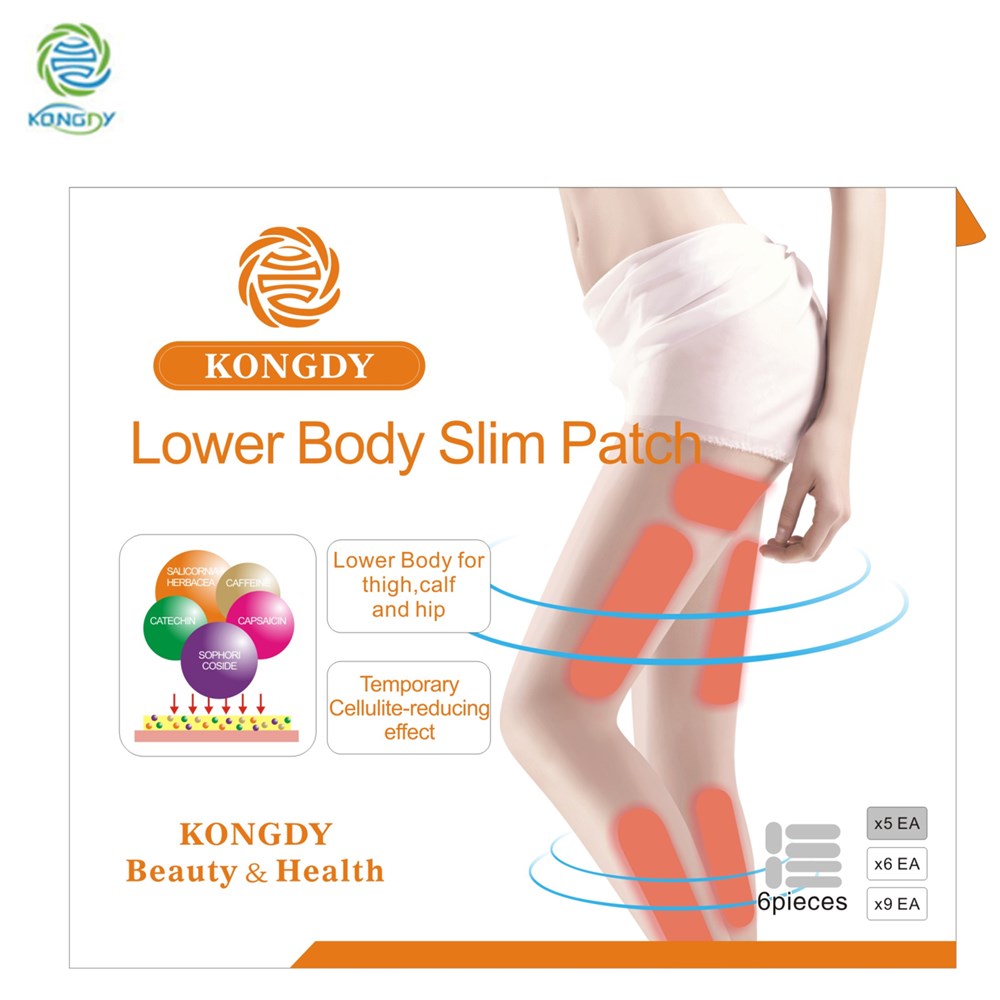 KONGDY Brand Lower Body Slim Patch 30 Pieces /Box Leg Slim Pad Body Weight Loss Plaster Fat Burning Patches Natural Ingredients