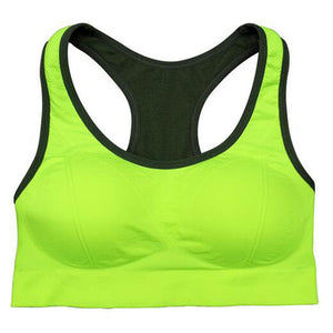 Women Fitness exercise Sports Bra Push Up Breathable Yoga Bras Underwear GYM lady Running Neon Color Quick Dry