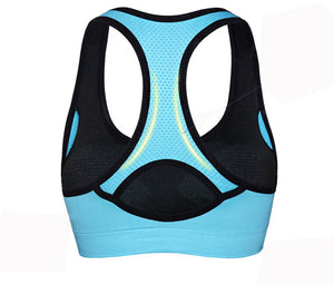 Women Fitness exercise Sports Bra Push Up Breathable Yoga Bras Underwear GYM lady Running Neon Color Quick Dry