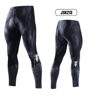 3D Yoga Pants Men Cycling Sport Leggings Camouflage Quick Dry Jogging Tight Pants Gym Fitness Leggings Men