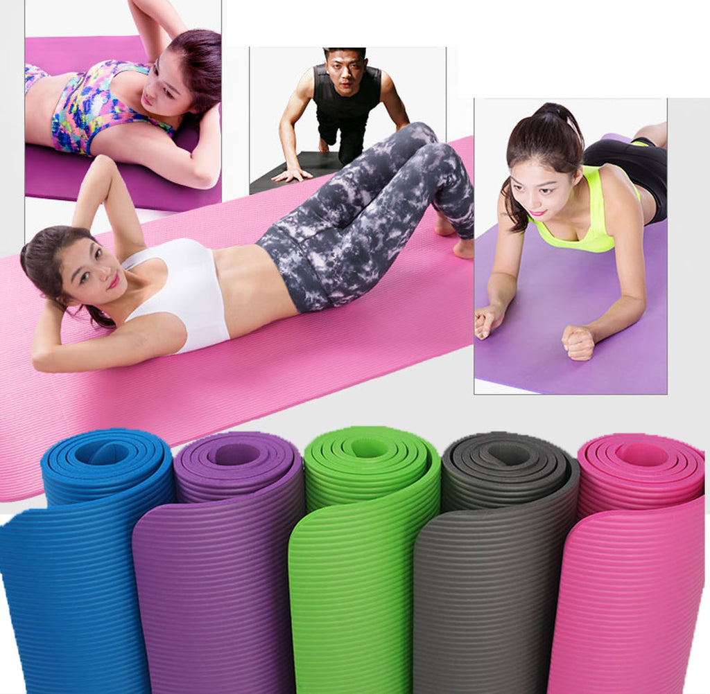 Thicker Yoga Mat 10mm Durable For Beginners Anti Slip sport mat Fitness Equipments