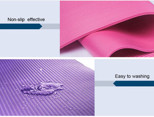 Thicker Yoga Mat 10mm Durable For Beginners Anti Slip sport mat Fitness Equipments