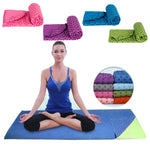 Soft Travel Sport Fitness Exercise Yoga Pilates Mat Cover Towel Blanket Non-slip Sports Towel