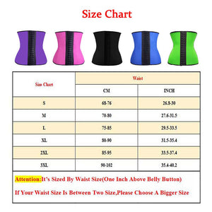 Neoprene Adjustable Female Body Trainer Firm Support Sauna Suit Elastic Waist Corset Shapewear Modeling Strap S-3XL