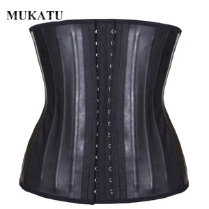 Latex Waist Trainer Corset Belly Slimming Underwear Belt Sheath Body Shaper Modeling Strap 25 Steel Boned Waist Cincher