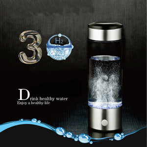 Rechargeable Rich Hydrogen Water Generator electrolysis Energy Hydrogen-rich Antioxidant ORP H2 Water Ionizer PP Bottle cup