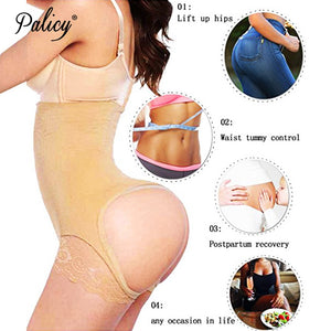 Women's M-4XL Sexy Circle Open Butt Lifter Panty Shaper Seamless Invisible Tummy Control Bumbum Pant Booty Lift Underwear