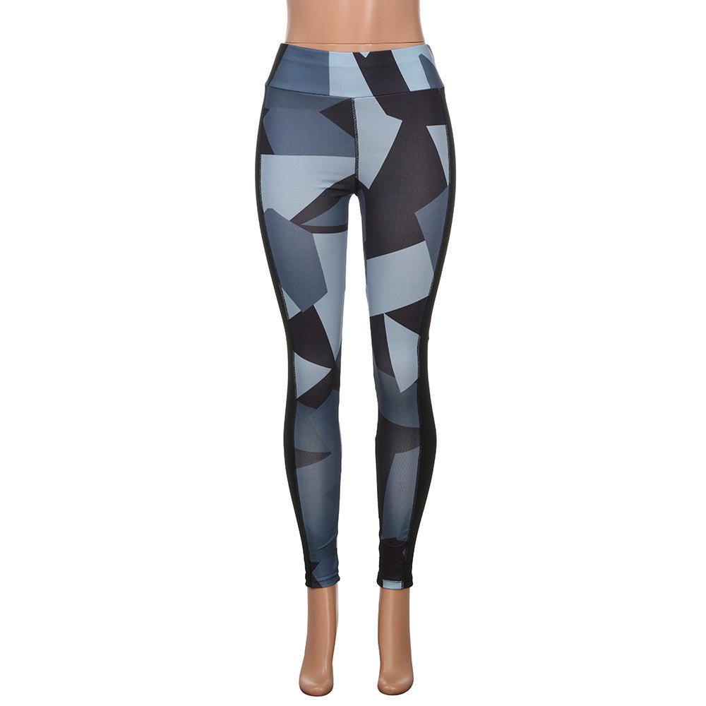 Women Leggings Camouflage Fitness Skinny Gym Sports Exercise Yoga Long Pants