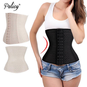 Women S-3XL Plus Size Tummy Control Thermo Female Fajas Body Waist Trainer Modeling Strap 4 Steel Bone Shapewear Lingerie