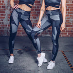 Pants Women High Waist Fitness Gym Camouflage Patchwork Push Up Tights Sportswear Tracksuit Trousers Clothes Mesh Leggings Yoga