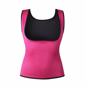 Body Shaper Tank Top Shirt Women Neoprene Hot Shapers CAMI  Sweat Shirt Redu Tops Chest Abdomen Waist Trainer Vest