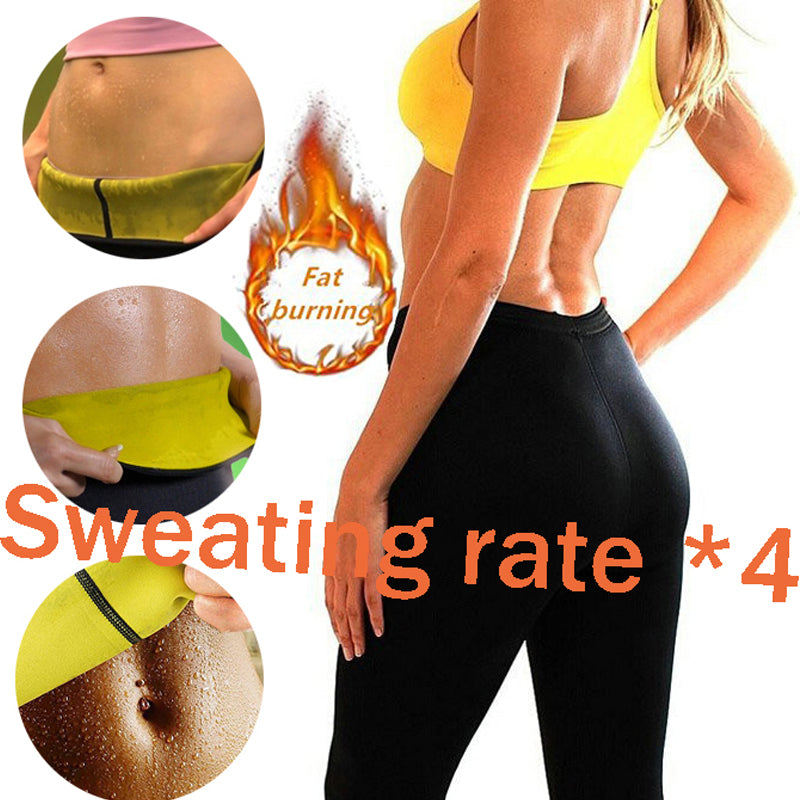 Hot Body Shaper Neoprene Sauna Shapers Sweat Women pants Slim Fitness Super Stretch Panties waist trainer Cincher Top Fashion