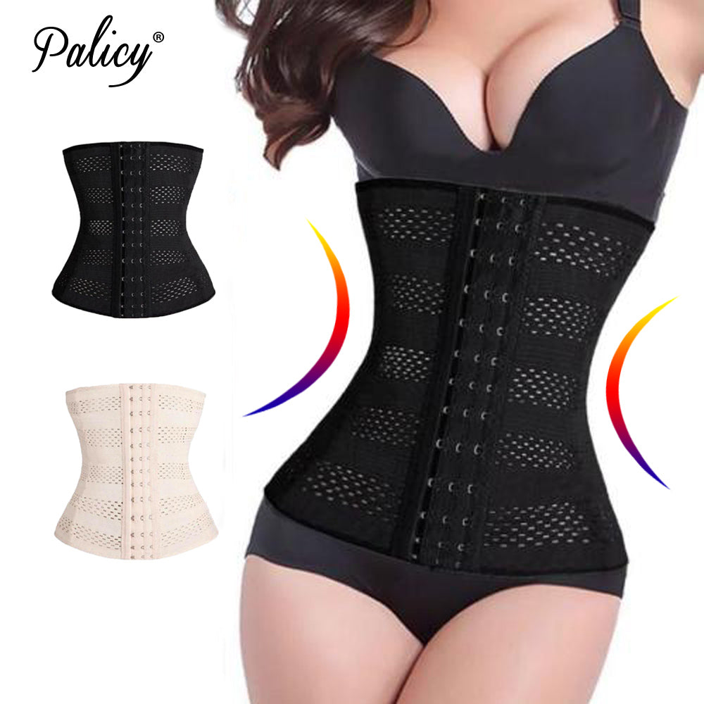 Womens S-3XL Sauna Tummy Control Female Body Trainer Modeling Belt Shapewear Breathable Hole Slim Waist Cinchers Corset