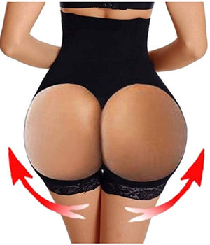 Women's M-4XL Sexy Circle Open Butt Lifter Panty Shaper Seamless Invisible Tummy Control Bumbum Pant Booty Lift Underwear